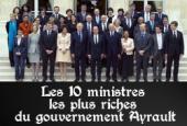 Patrimoine : les 10 ministres les plus riches du gouvernement Ayrault