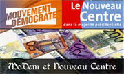 MoDem et Nouveau Centre