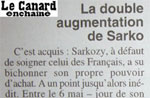 Salaire de Sarkozy