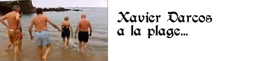 Xavier Darcos à la plage