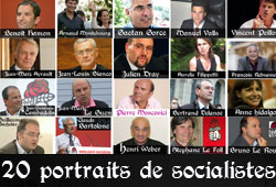 20 portraits de socialistes