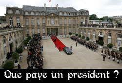 Dépenses d'un président