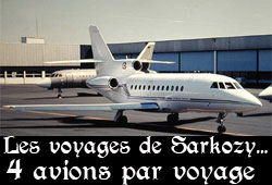 Les 4 avions de Sarkozy