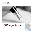 Les 500 signatures