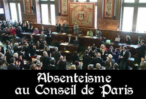 Absentéisme au Conseil de Paris
