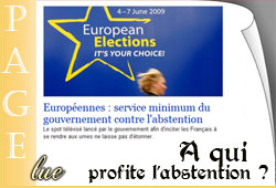 L'abstention aux Européennes