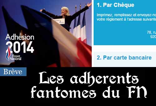 Adhérents fantômes du FN