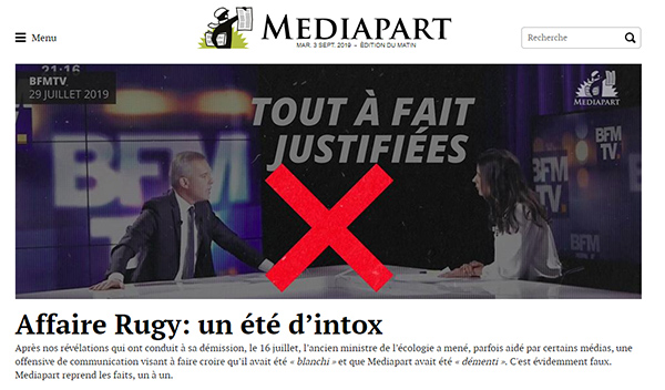 Affaire de Rugy - Mediapart