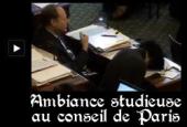 Ambiance au conseil de Paris