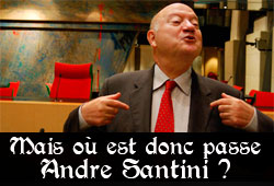 André Santini, secrétaire d'Etat