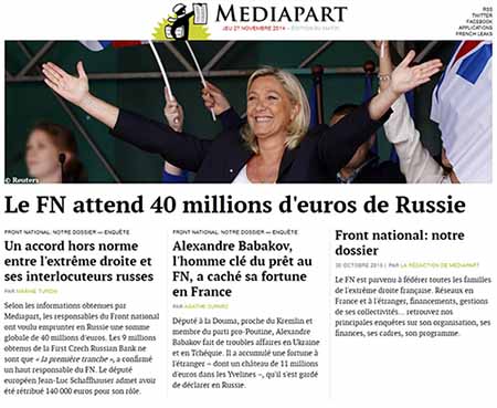 Argent Front national - Mediapart