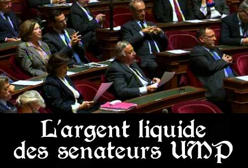 Argent liquide des sénateurs UMP