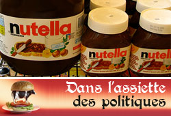 Dans l'assiette des politiques : du Nutella