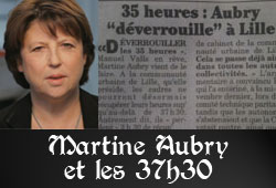 Aubry et les 37h30 ?