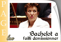 Bachelot, démission