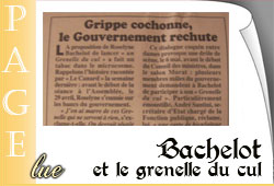 Bachelot et son Grenelle du cul