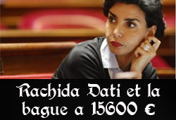 Bague de Rachida Dati