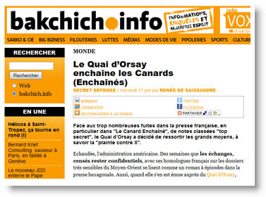 Bakchich et Le Canard enchaîné