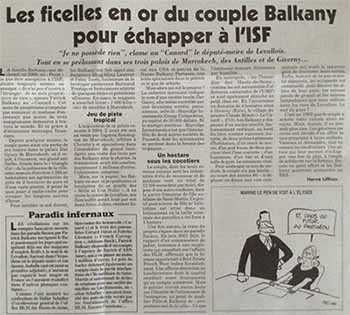 Balkany Canard enchaîné