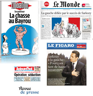 Les Unes de la presse