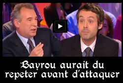 Bayrou et Yann Barthès