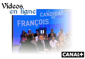 Bayrou sur Canal +