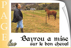 Le cheval de Bayrou