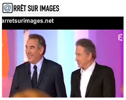 Bayrou / Drucker Arrêt sur Images