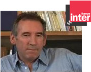 Bayrou sur France Inter