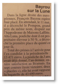 Bayrou sur la Lune - Le Canard Enchaîné