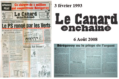 Bérégovoy et le Canard Enchaîné