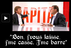 Besson quitte le plateau de Capital