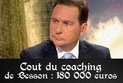 180 000 eruros de coaching pour Besson