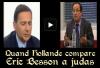 Eric Besson, François Hollande et Judas