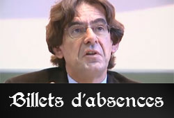 Billets d'absences de Luc Ferry