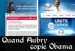 Blog Martine Aubry, Obama