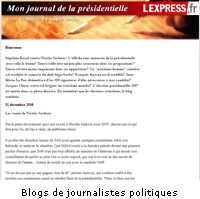 Blogs de journalistes politiques