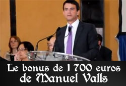 Le bonus de Valls