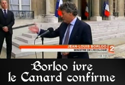 Borloo ivre - le Canard enchaîné