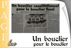 Le bouclier, version Canard