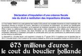 Le bouclier fiscal de François Hollande coûtera 675 millions d'euros, presque autant que celui de Sarkozy