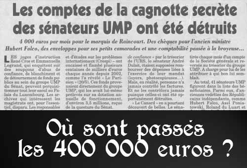 Cagnotte secrète de l'UMP