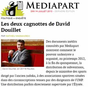 Les cagnottes de David Douillet (Mediapart)