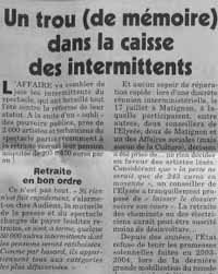 Caisse des intermittents