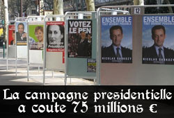 Campagne à 75 millions d'euros