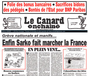 Canard enchaîné du 28 janvier 2009