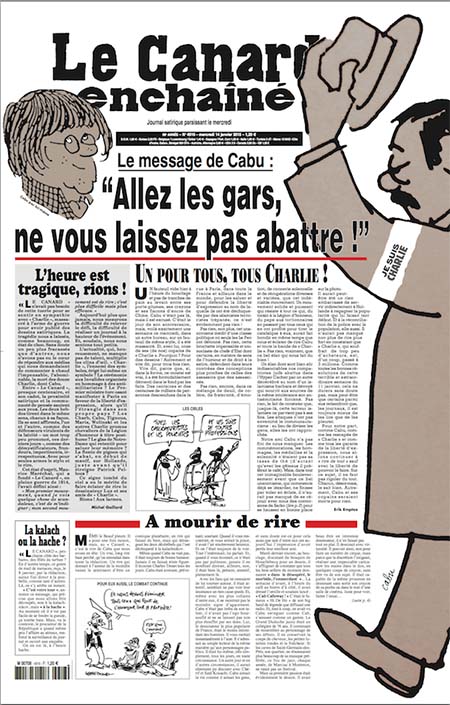 Canard enchaîné hommage à Cabu