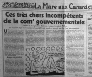 Service d'information du gouvernent Canard enchaîné