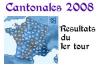 Carte des cantonales 2008