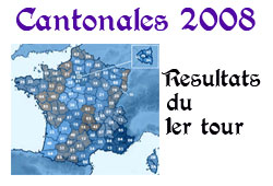 Carte des cantonales 2008